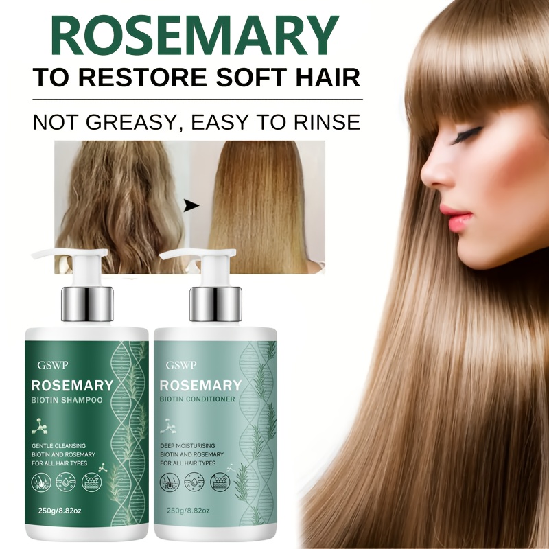 Biotin Hair Growth - GSWP Rosemary Biotin Hair Set: castor
