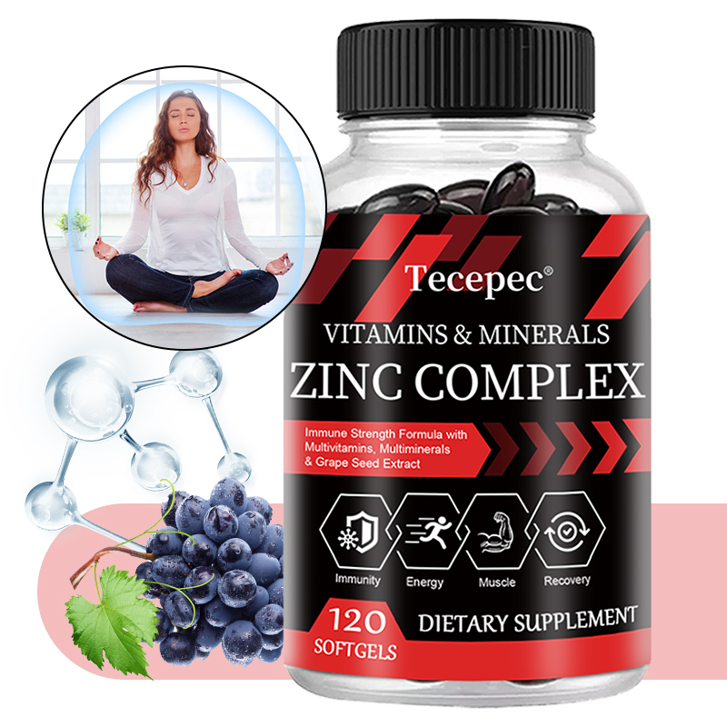 Zinc Supplement 50Mg - Zinc Complex 50mg Capsules, High Potency