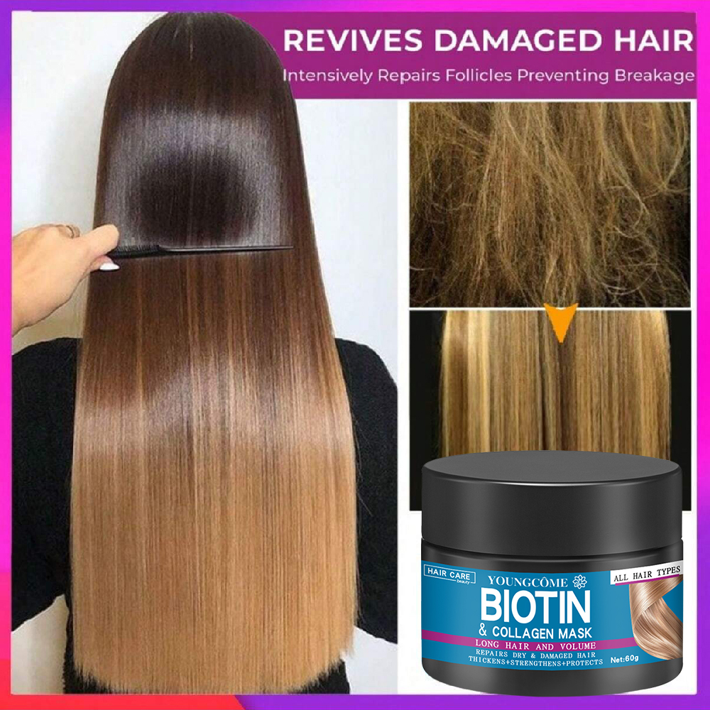Biotin Hair Growth - Hair Repairs Hair Mask Biotin Collagen