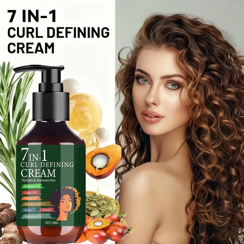 7 IN 1 curl defining cream 1+1 - مراجعة Biotin Hair Growth وسعره