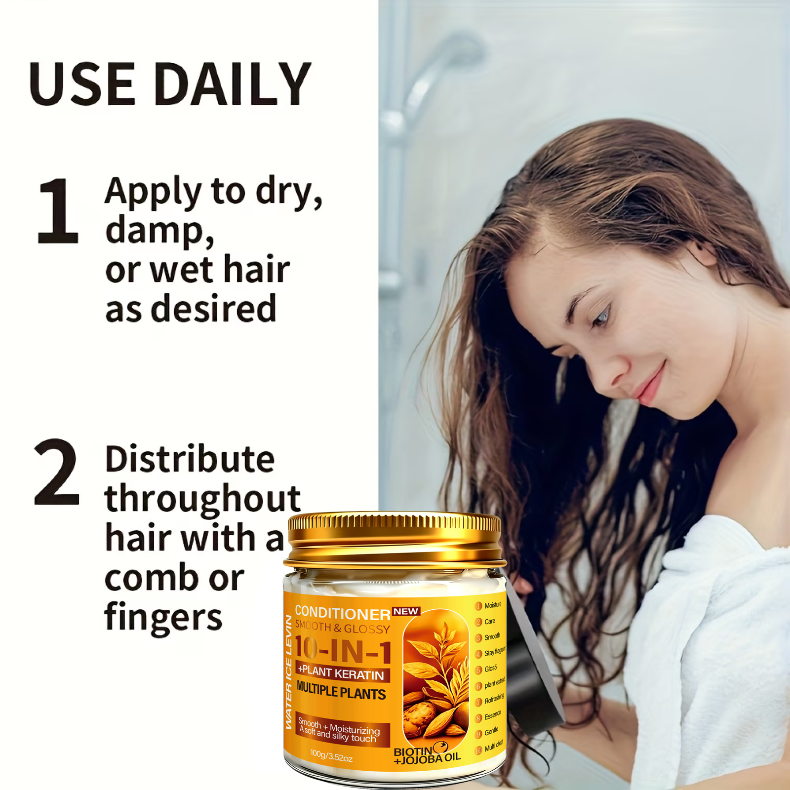 10-In-1 Deep Moisturizing Hair - مراجعة Biotin Hair Growth وسعره