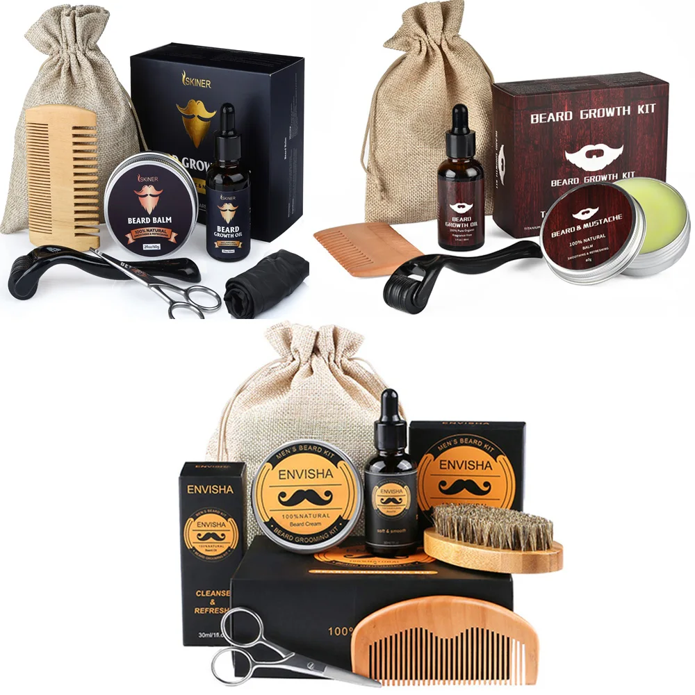 Beard Growth Kit For Men Barbe - مراجعة Biotin Hair Growth وسعره
