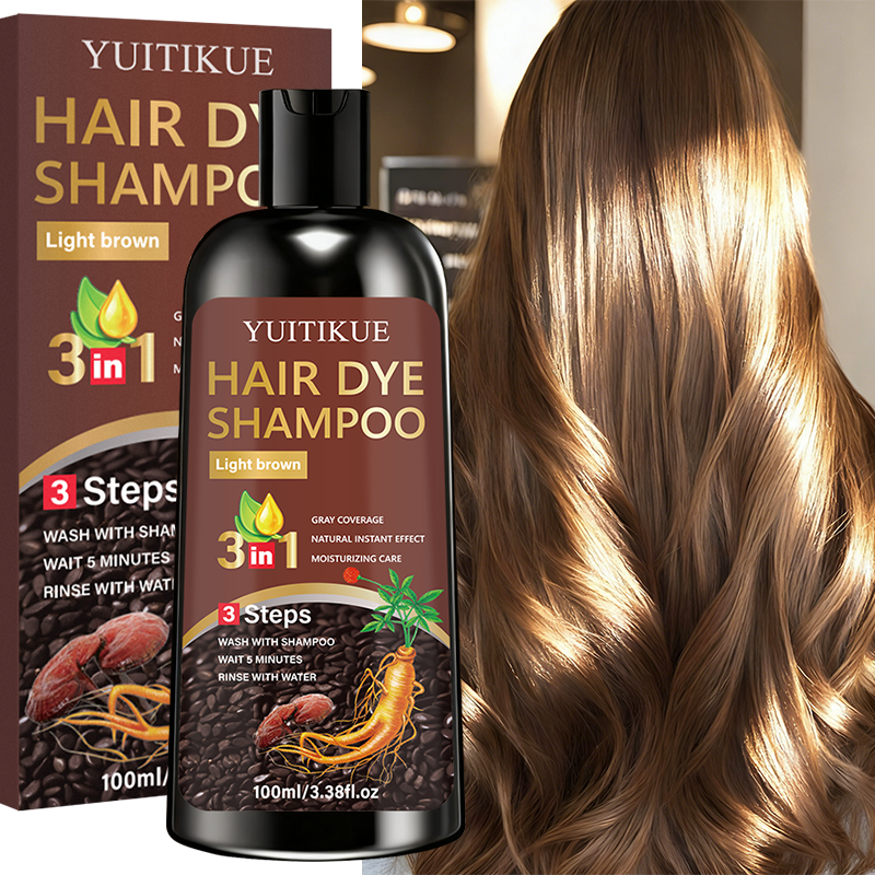 YUITIKUE 3-in-1 Hair Dye Shamp - مراجعة Biotin Hair Growth وسعره