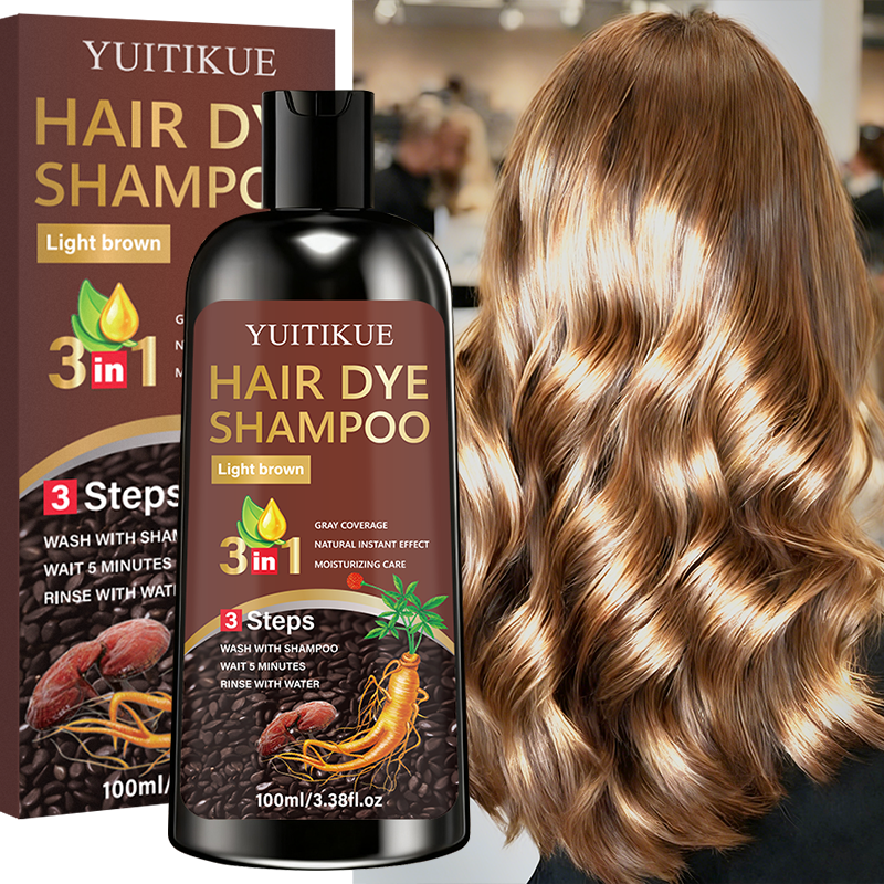 YUITIKUE 3-in-1 Hair Dye Shamp - مراجعة Biotin Hair Growth وسعره
