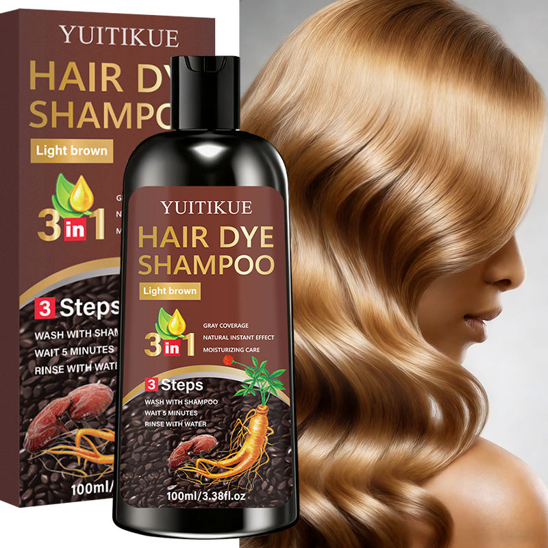YUITIKUE 3-in-1 Hair Dye Shamp - مراجعة Biotin Hair Growth وسعره