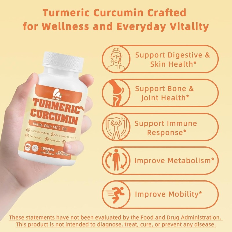 Turmeric curcumin supplement 5 - مراجعة Zinc Supplement 50Mg وسعره