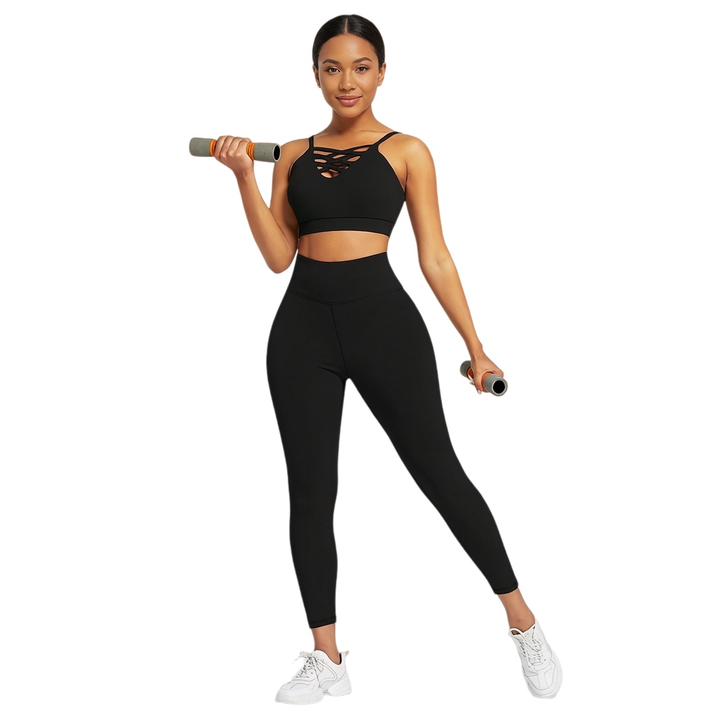 3 Pieces Women's Yoga Fitness  - مراجعة Fitness & Nutrition Lab Zapopan وسعره