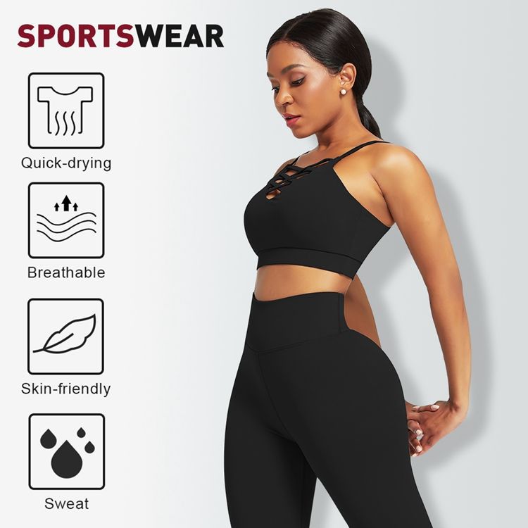 3 Pieces Women's Yoga Fitness  - مراجعة Fitness & Nutrition Lab Zapopan وسعره