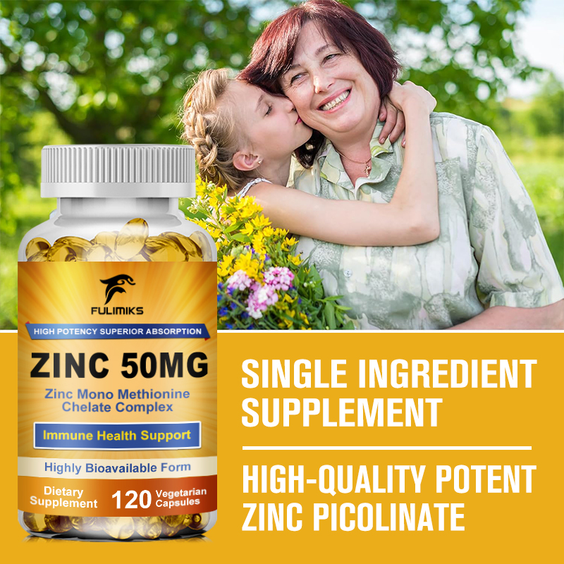 Premium  Pure Zinc Capsules 50 - مراجعة Zinc Supplement 50Mg وسعره