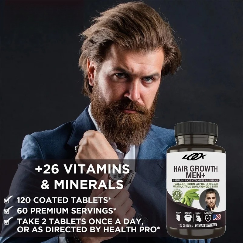 Hair Growth Men Supplement - P - مراجعة Biotin Hair Growth وسعره