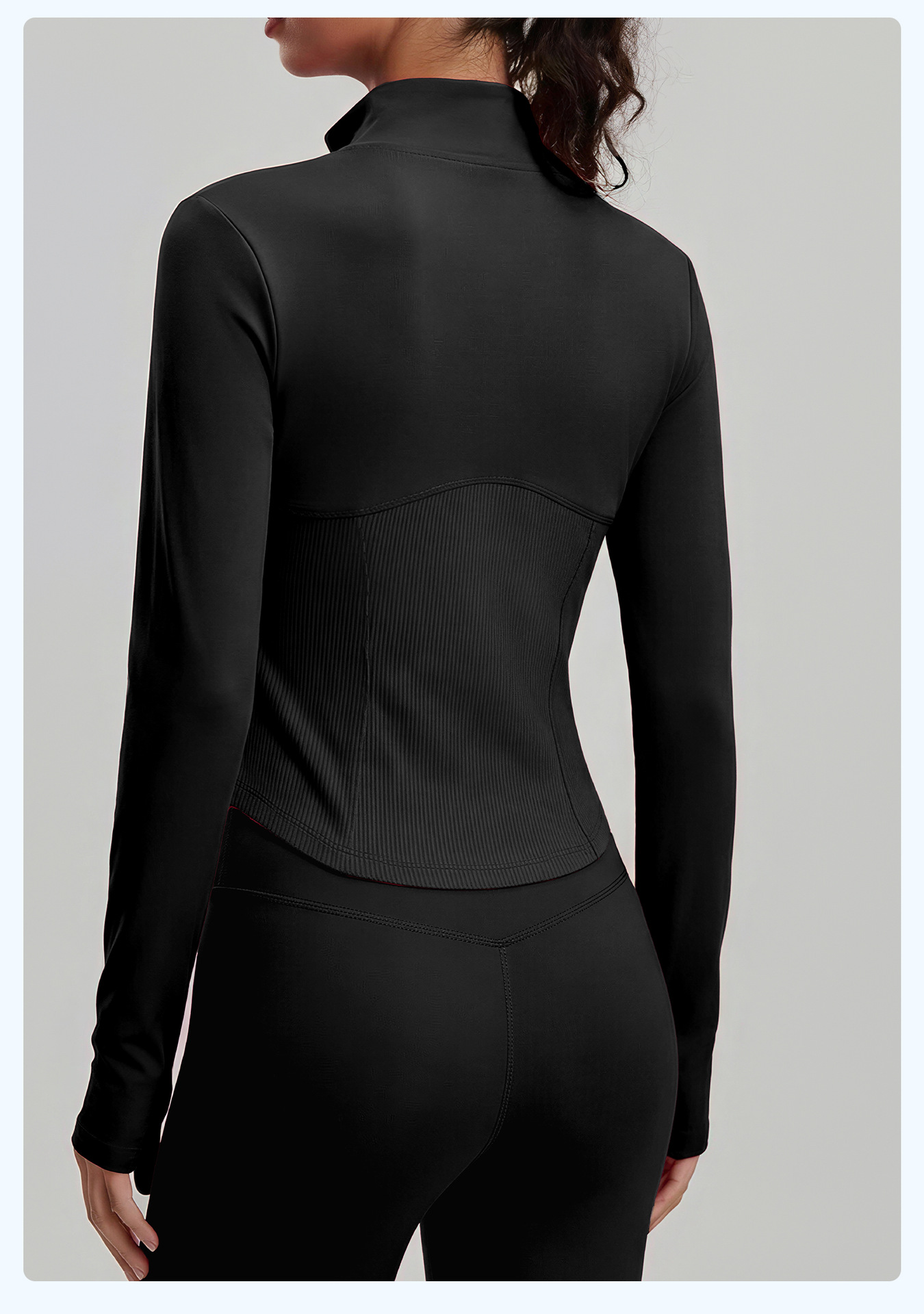 Women's Long Sleeve Zip Jacket - مراجعة Fitness & Nutrition Lab Zapopan وسعره
