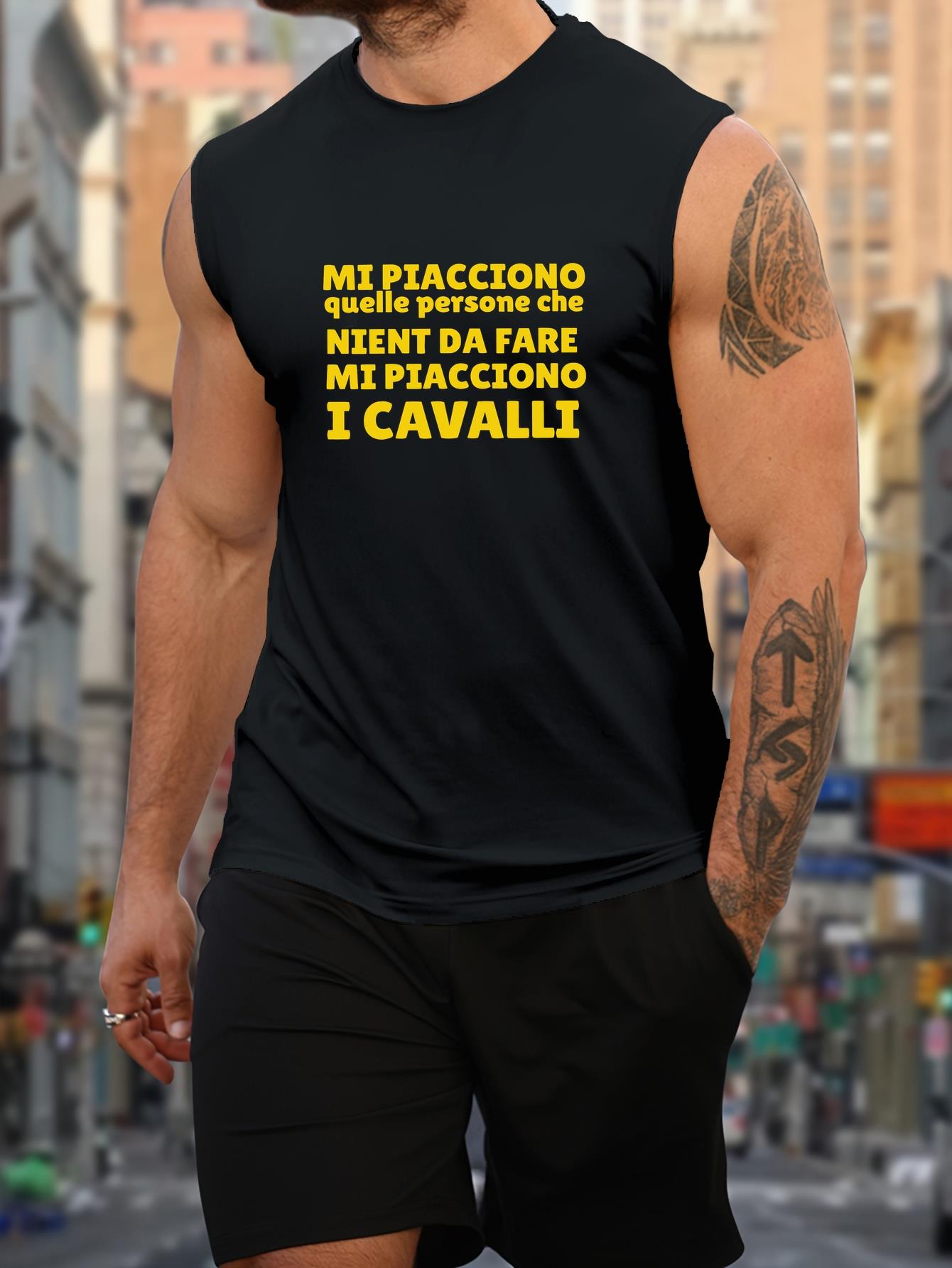 Men's sleeveless vest - Bold I - مراجعة Fitness & Nutrition Lab Zapopan وسعره