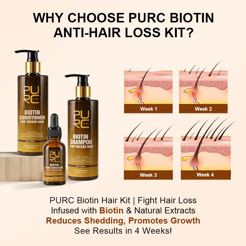 PURC Biotin Hair Growth Oil Sh - مراجعة Biotin Hair Growth وسعره