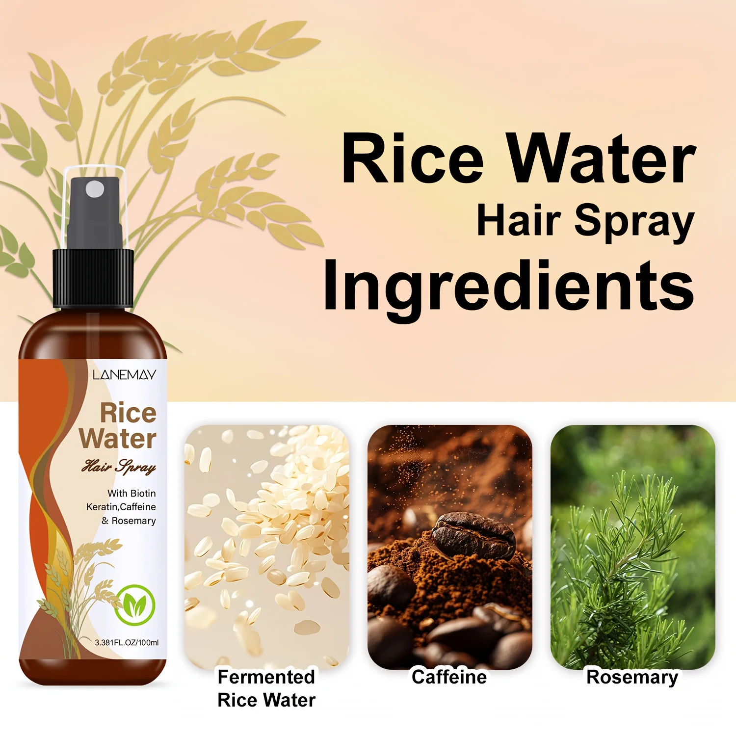 Rice Water Hair Spray - with B - مراجعة Biotin Hair Growth وسعره