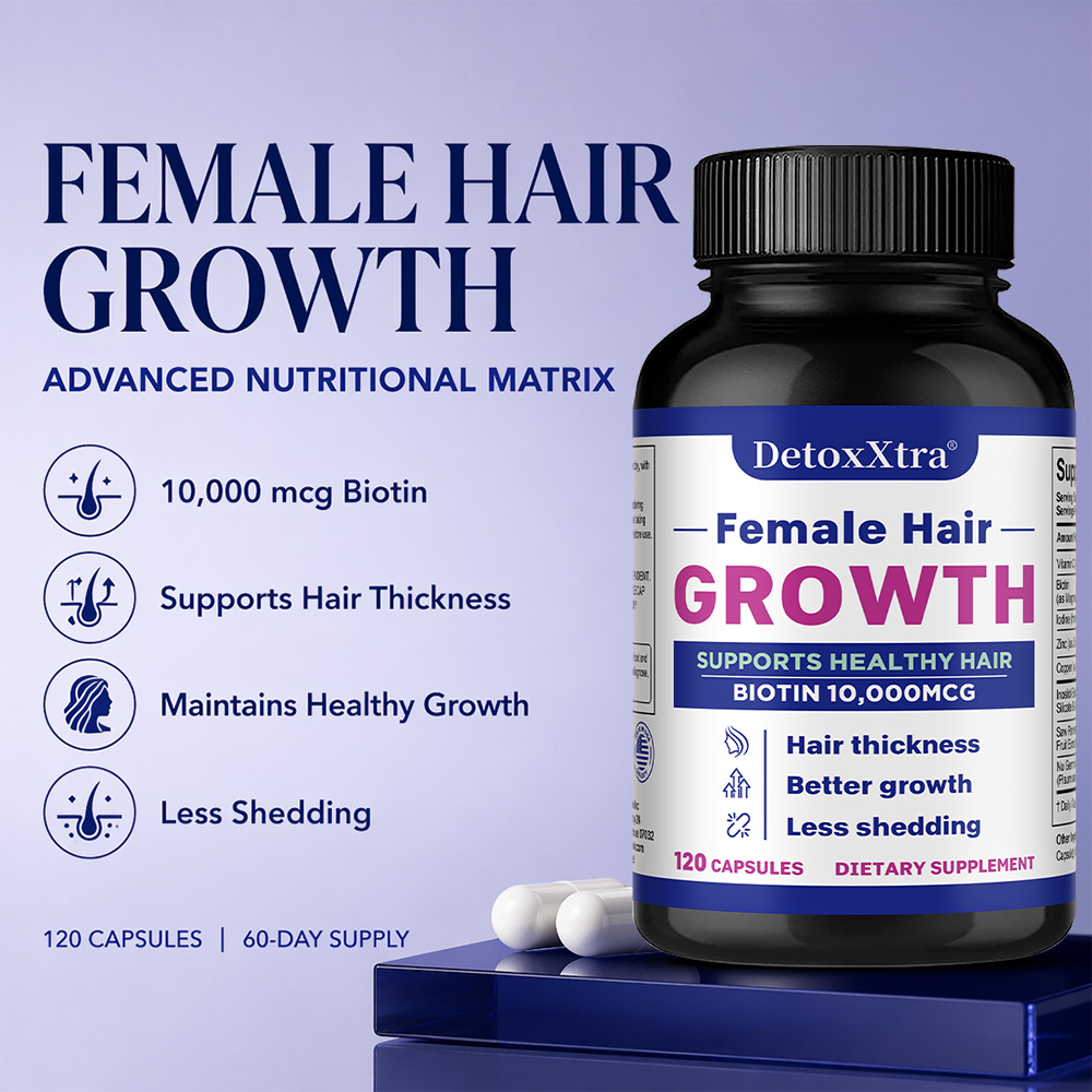 Hair Growth Capsules with Biot - مراجعة Biotin Hair Growth وسعره