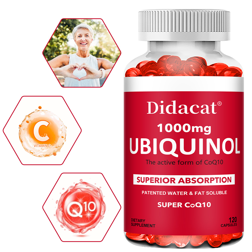 Ubiquinol CoQ10 1000mg Softgel - مراجعة Coq10 Ubiquinol Softgel وسعره