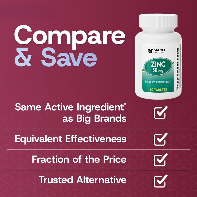 Zinc MG50 | Cleaning Label 50M - مراجعة Zinc Supplement 50Mg وسعره
